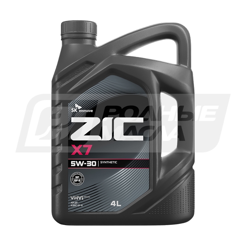 Моторное масло ZIC X7 5W30 SP/GF-6, 4л 162675 в Новосибирске