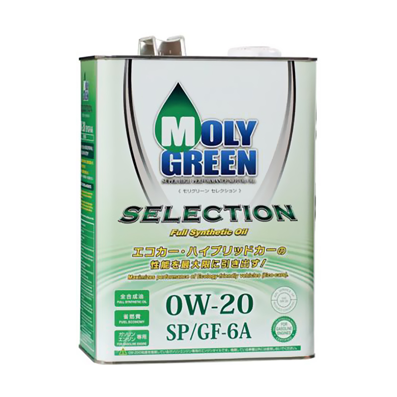 Моторное масло MOLYGREEN Selection 0W20 SP/GF-6A, 4л 04700760 в