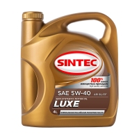 SINTEC Luxe 5W40 SL/CF, 4л 801933