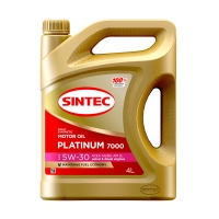 SINTEC Platinum 7000 5W30 SL/CF A5/B5, 4л 600158