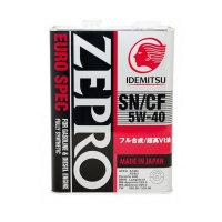 IDEMITSU Zepro Euro SPEC 5W40 SN/CF, 4л 1849004