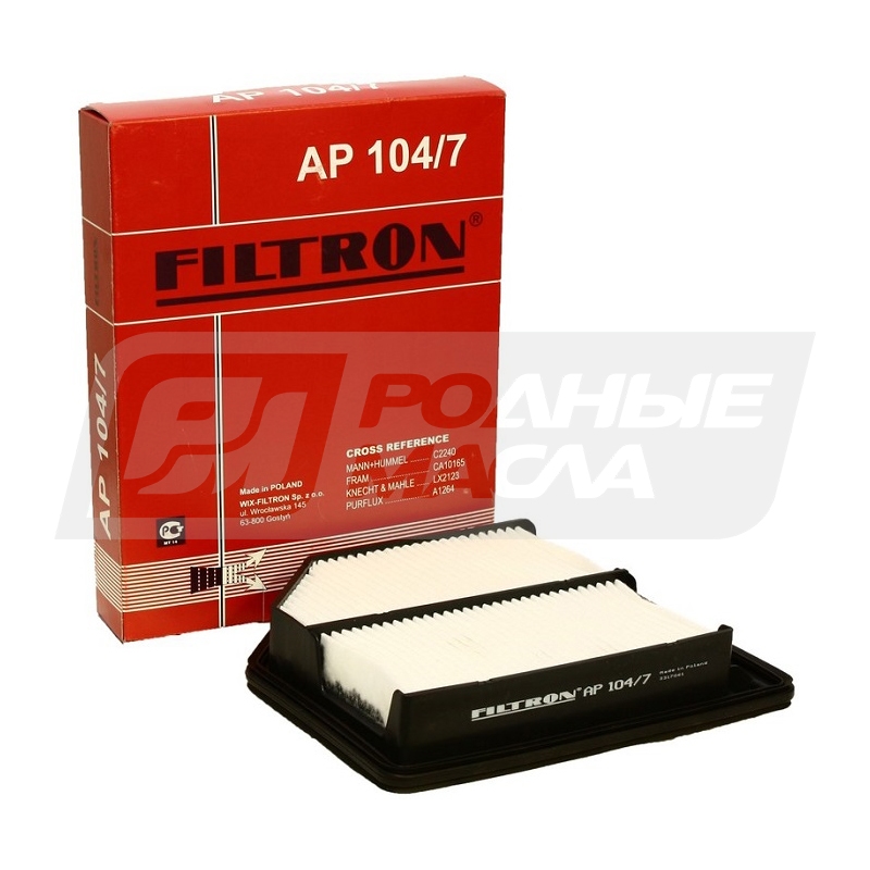 FILTRON AP 104/7 (A-886V, 17220RNAA00, 5904608081049) AP1047