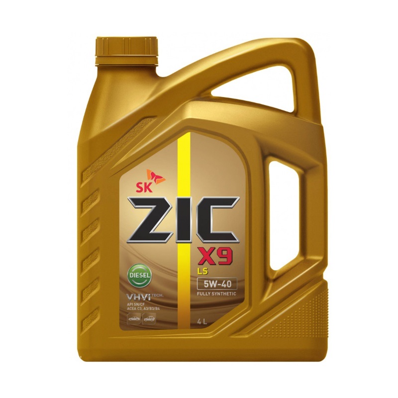 Моторное масло ZIC X9 LS Diesel 5W40, 4л 162609 в Новосибирске
