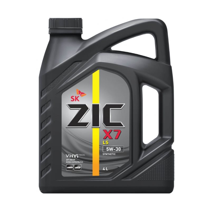 【くるみらい】L×30 Моторное масло ZIC X7 LS 5W30, 4л 162619 в Новосибирске – купить