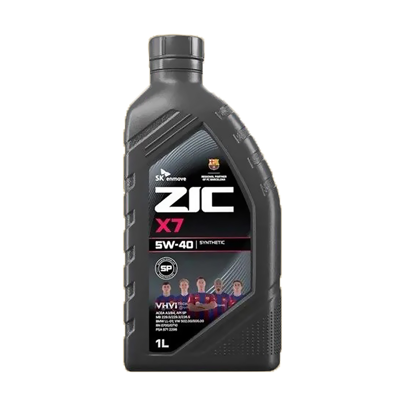 【М】 Моторное масло ZIC X7 5W40, 1л 132662 в Новосибирске – купить по