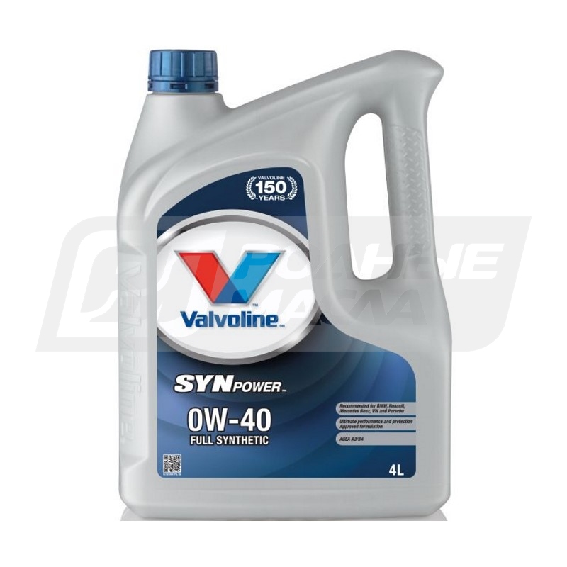 VALVOLINE SynPower 0W40, 4л 872588