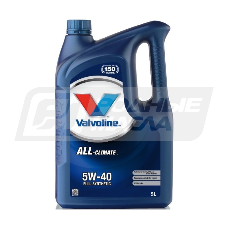 VALVOLINE All Climate 5W40, 5л 872281