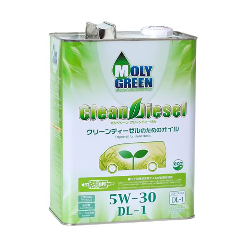 Моторное масло MOLYGREEN Clean Diesel DL-1 5W30, 4л 0470125 в